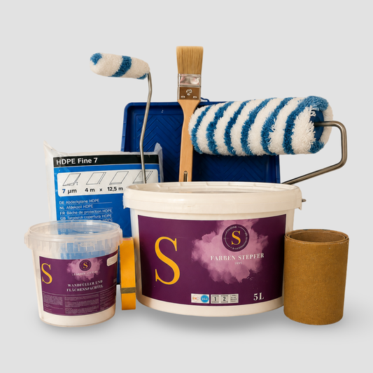 Decken-Set Comfort – Inhalt des Sets mit Material und Werkzeug