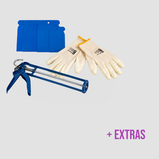 Fassadenausbesserungs-Set Premium: zusätzliche Extras im Set