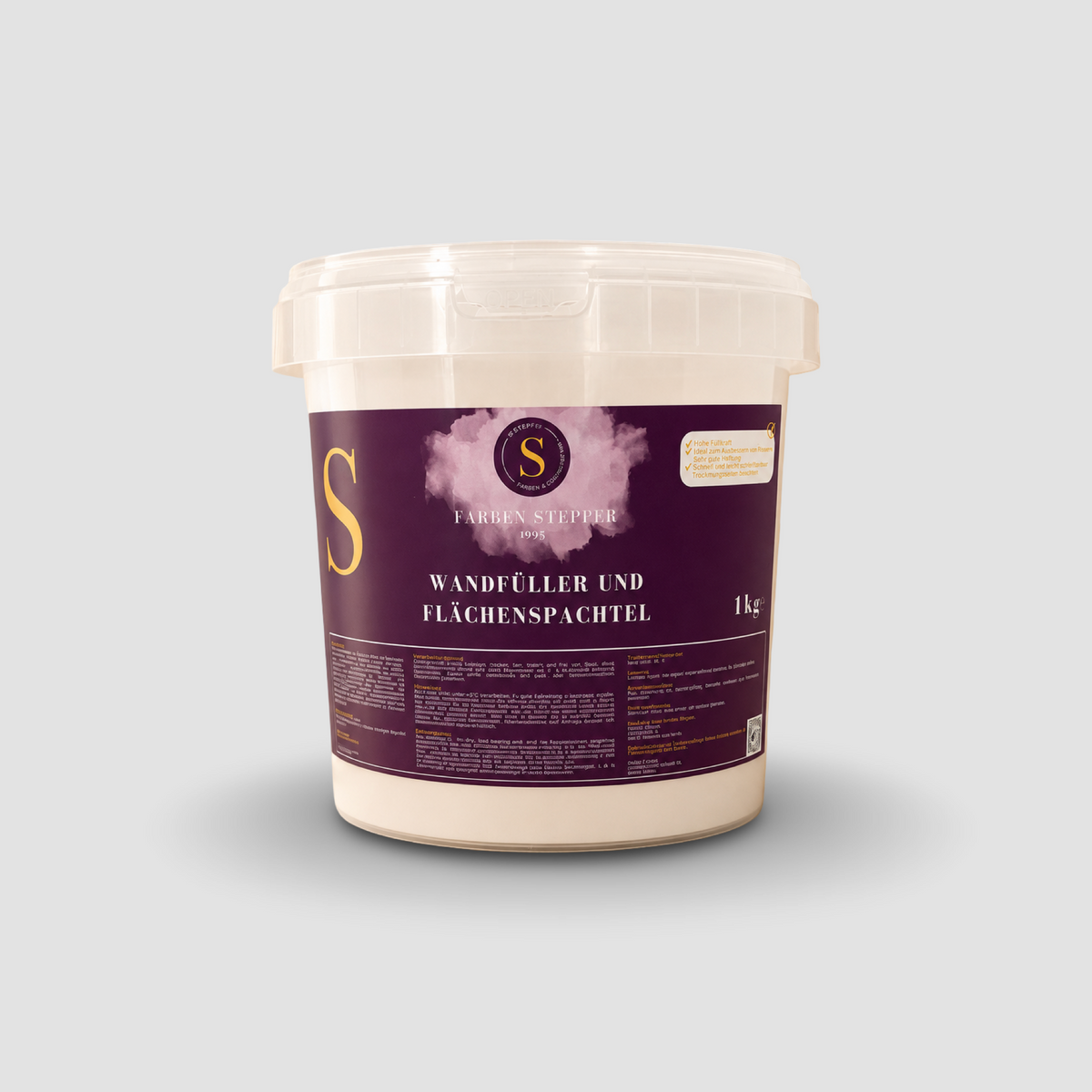 Innenspachtel 1 kg Eigenabfüllung